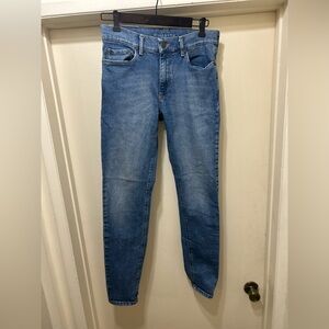 Mott & Bow Benson Skinny Jeans Mens Size 30 x 32 Light Blue Denim Stretch $129